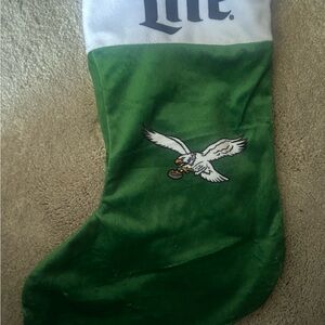 Miller Lite Green Christmas Stocking